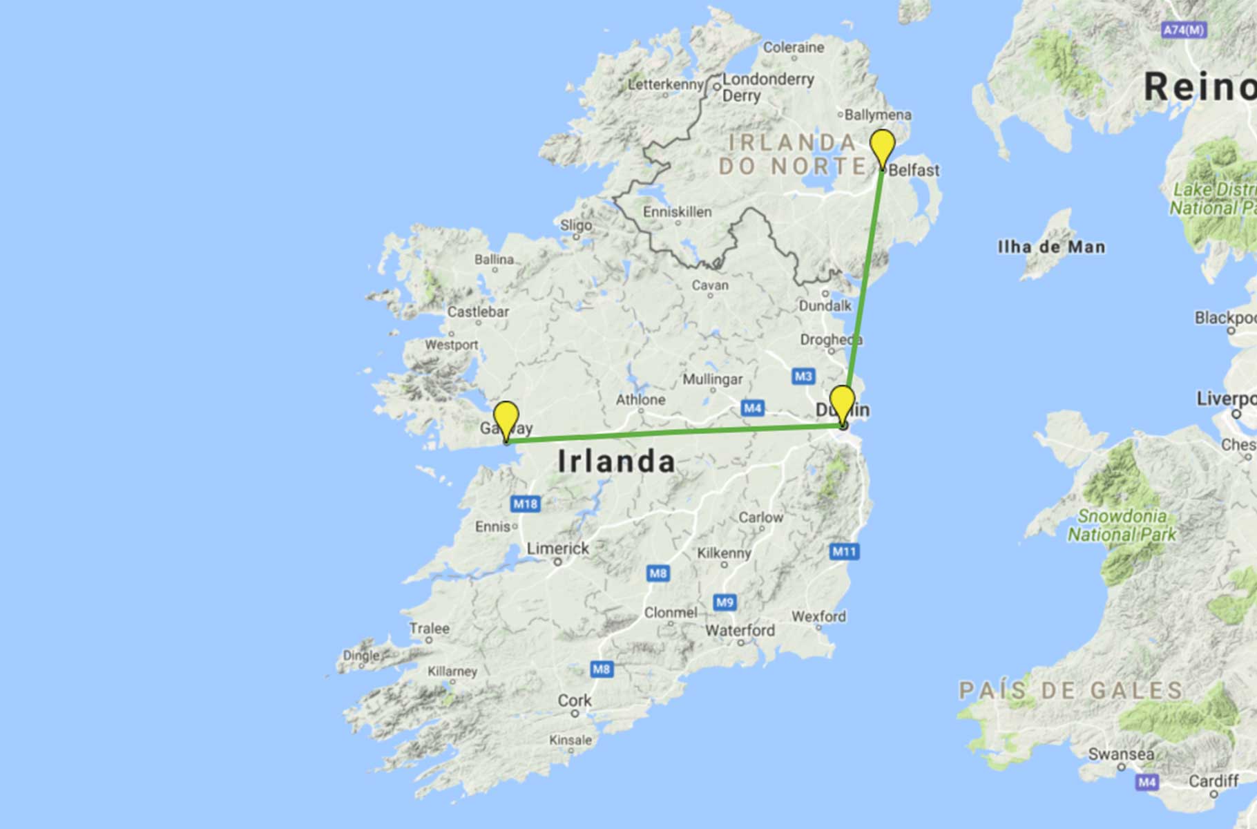 Roteiro na Irlanda de 1 a 8 dias de viagem (com Irlanda do Norte)