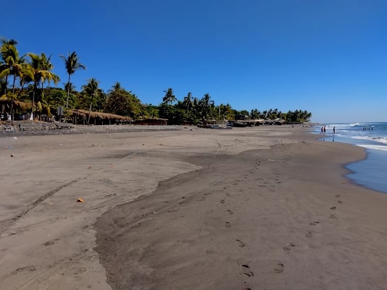 El Sunzal, praia en El Salvador