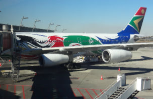 Informe de vuelo a Johannesburgo
