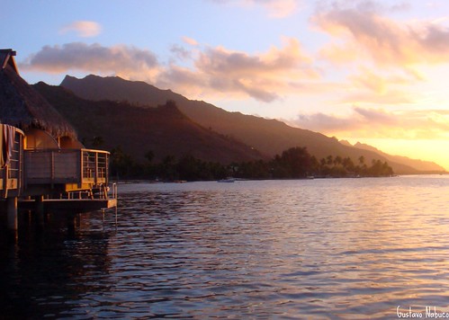 Atardecer en Moorea